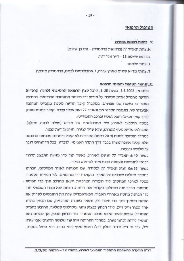 Revision of Yochai's death investigation - Page 19